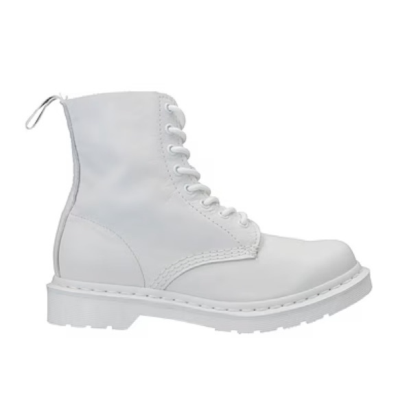 NIB Dr. Martens 1460 Nappa Leather 8-Eye Boot Pascal mono optical white size 8 - Picture 8 of 8